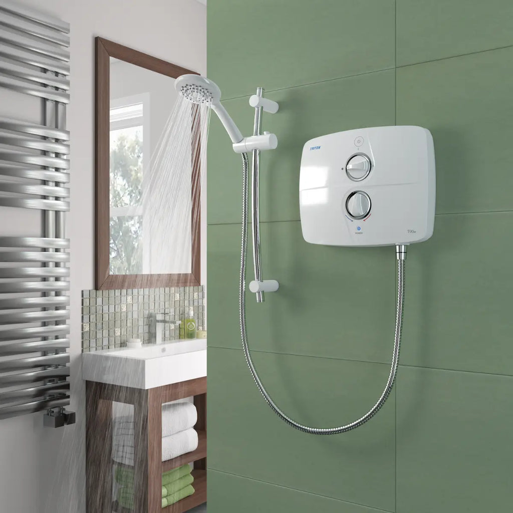 TRITON  PUMPED T90SR SILENT SHOWER 9KW